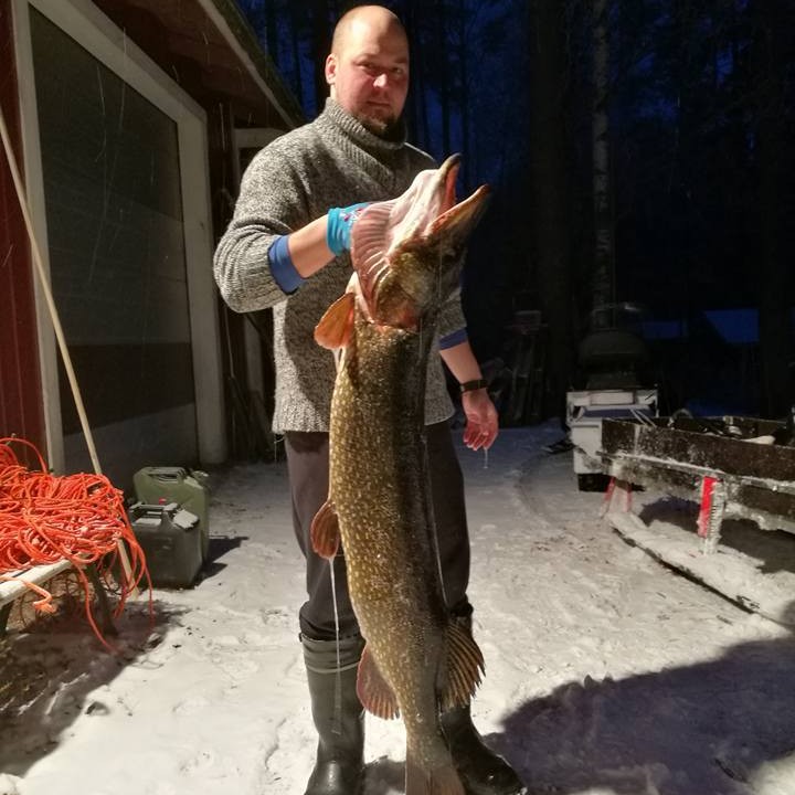 Pike fishing Finland