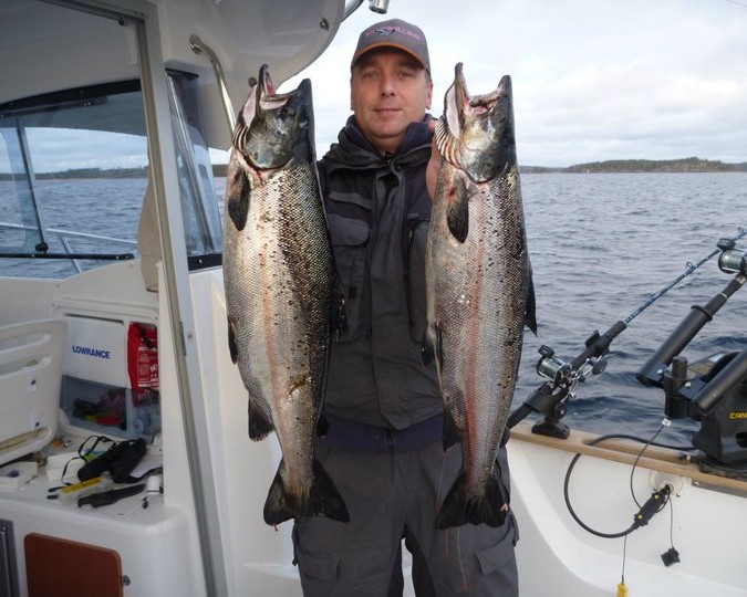 Salmon fishing in Finland