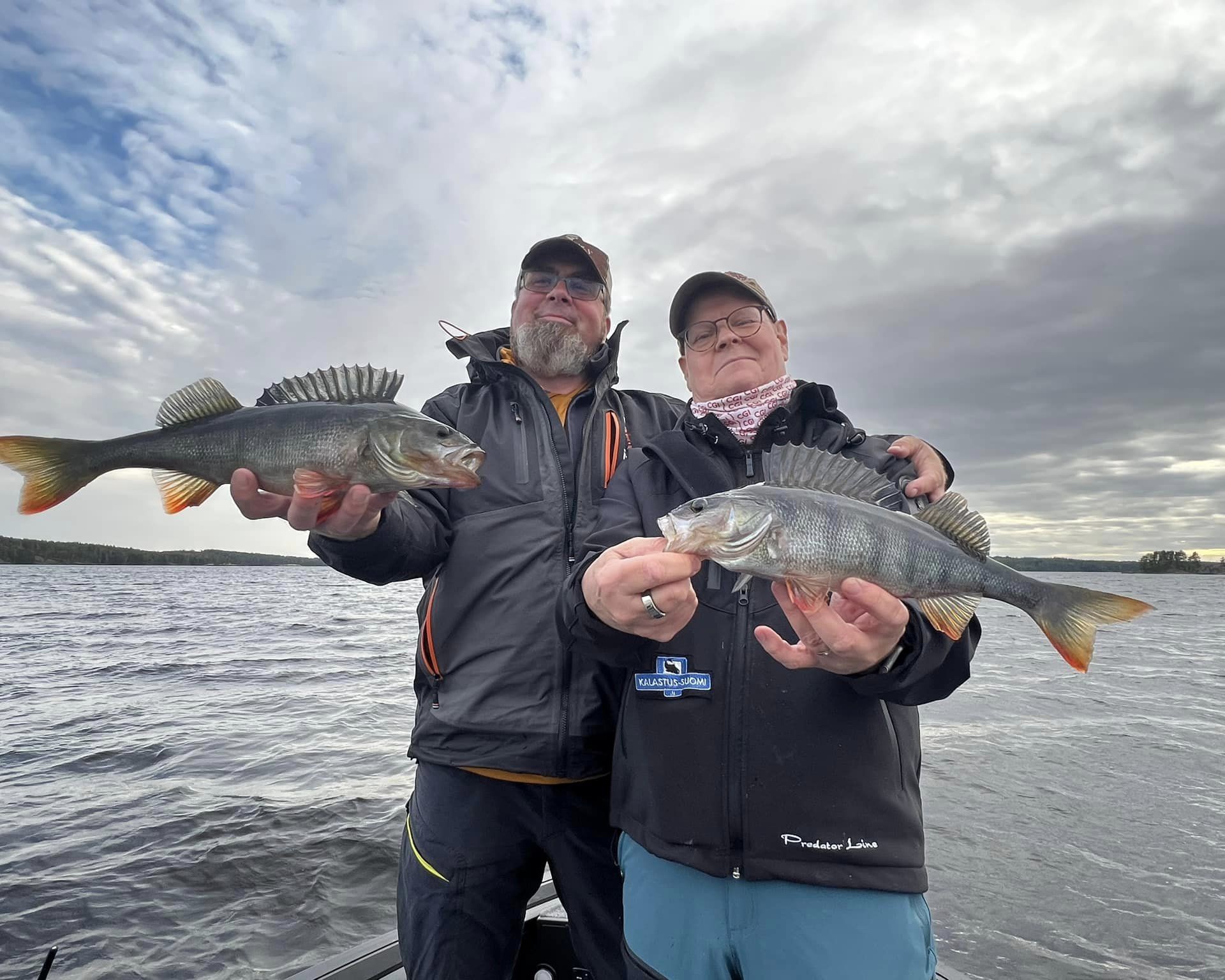 Perch fishing in Finland