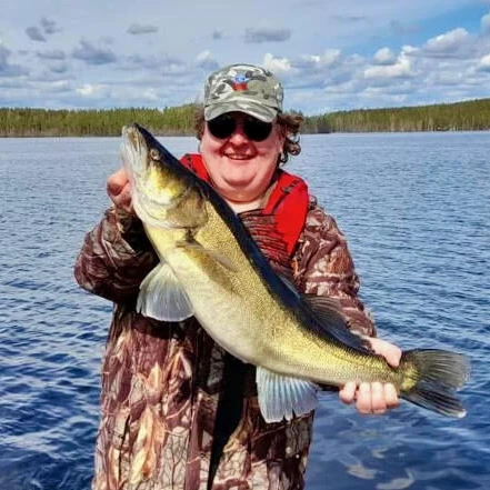 Pike-perch fishing in Finland lake Saimaa