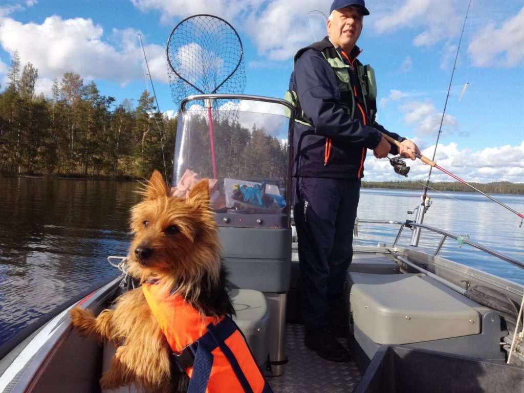 Angelausflug auf dem Saimaa-See in Finnland bei traumhafter Naturkulisse