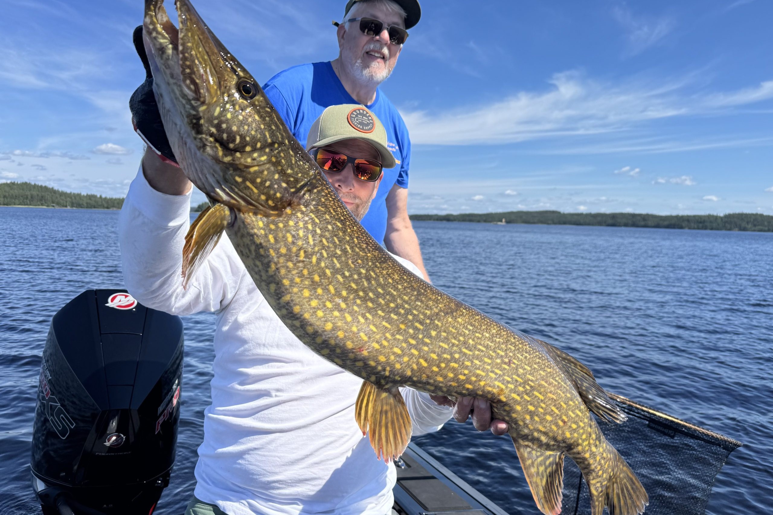 Trolling in Lake Saimaa Finland